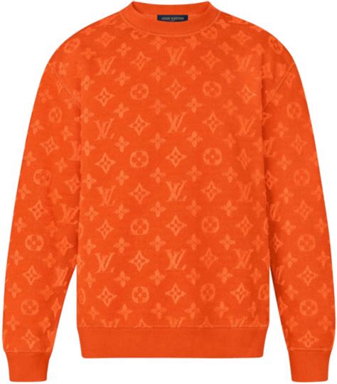 louis vuitton orange crewneck|louis vuitton pullover hoodie.